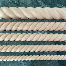 Panel Rope | Puinen puolipyöreä punoslista | WallArk.